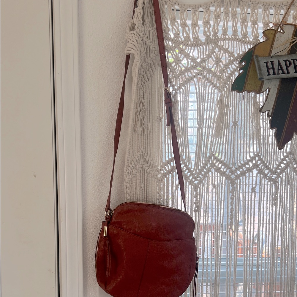 Vince Camuto Rich cognac color  Crossbody Bag